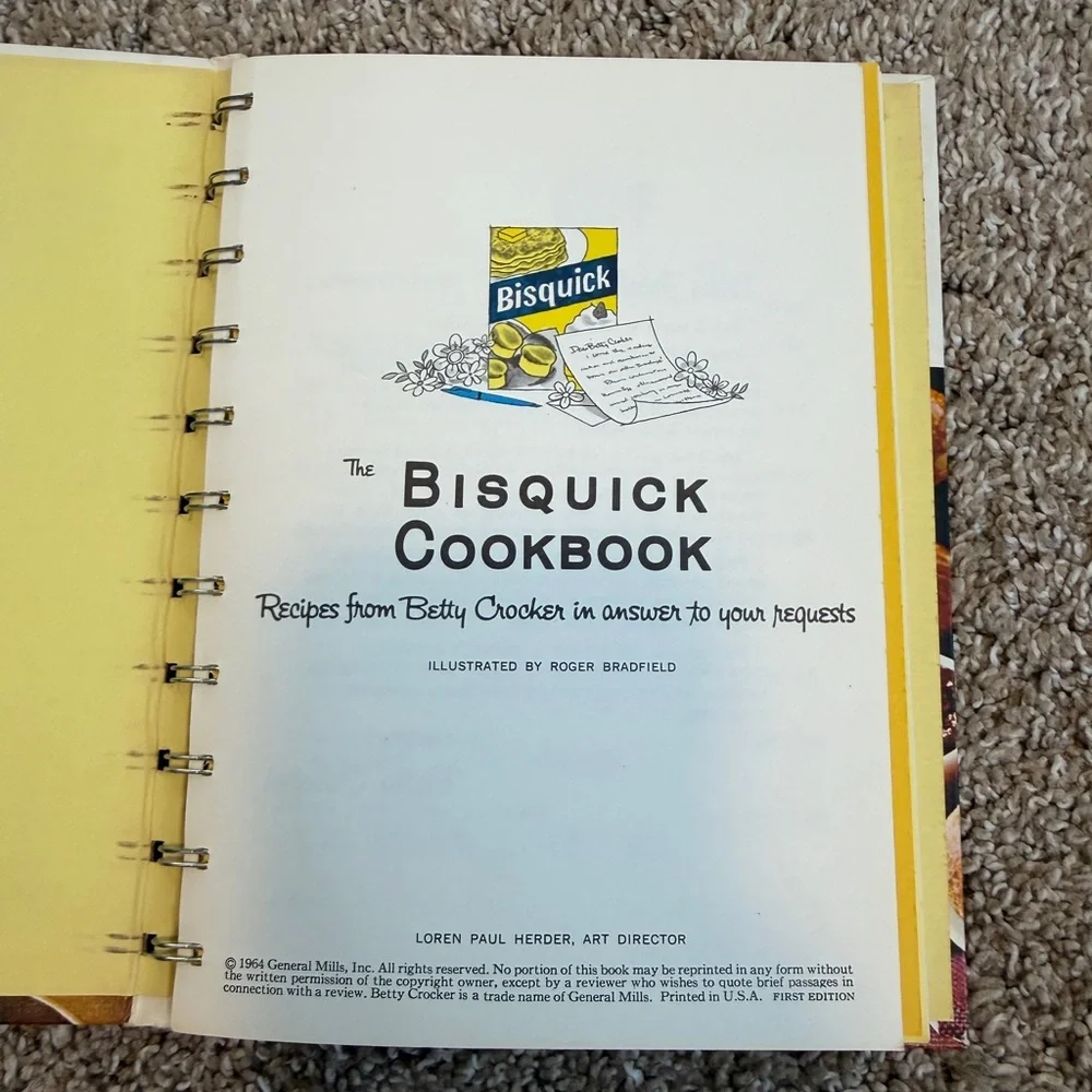 Betty Crocker Vintage Bisquick Cookbooks Lot of 3 1964 1967 1971 Small Spiral